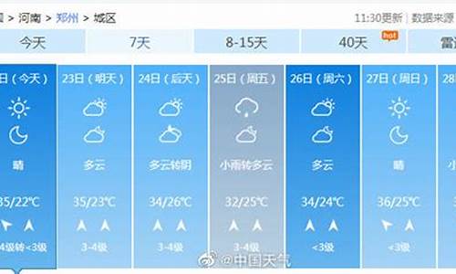 郑州天气预报查询40天准确_河南郑州天气