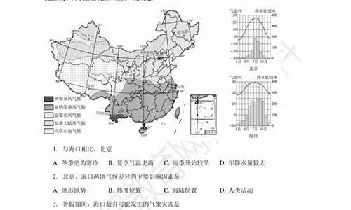 中国的气候练习_中国的气候知识梳理